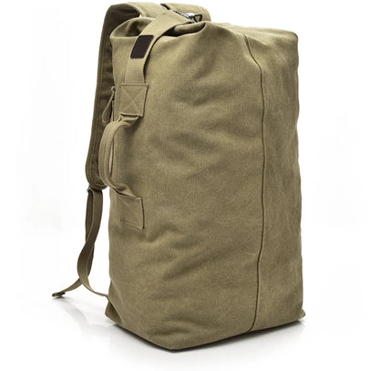Man Travel Backpack Large Capacity Mountaineering Hand Bag High Quality Canvas Bucket Shoulder Bags Men Backpacks