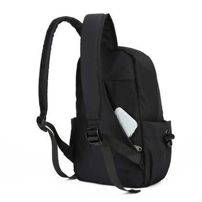 Mini Men's Backpack Fashion Small Black Shoulder School Bag for Man 2024 Canvas Designer Waterproof Sports Travel Male Backpacks