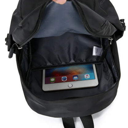 Mini Men's Backpack Fashion Small Black Shoulder School Bag for Man 2024 Canvas Designer Waterproof Sports Travel Male Backpacks